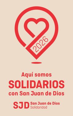 Distintivo Aquí somos solidarios con San Juan de Dios 2026
